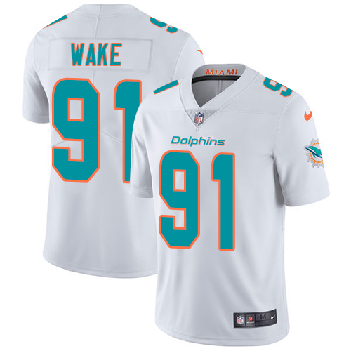 Nike Dolphins #91 Cameron Wake White Youth Stitched NFL Vapor Untouchable Limited Jersey - Click Image to Close